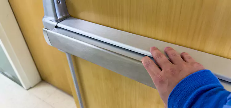 Installing a Push Bar on a Door Lynwood